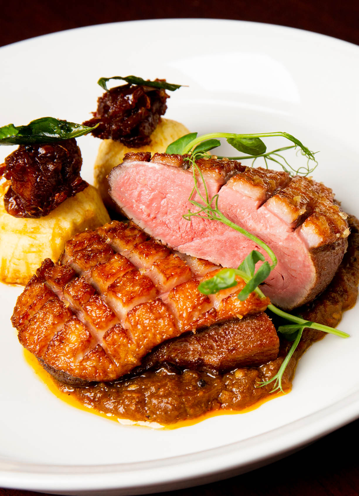 Roast Duck at Chutney Mary