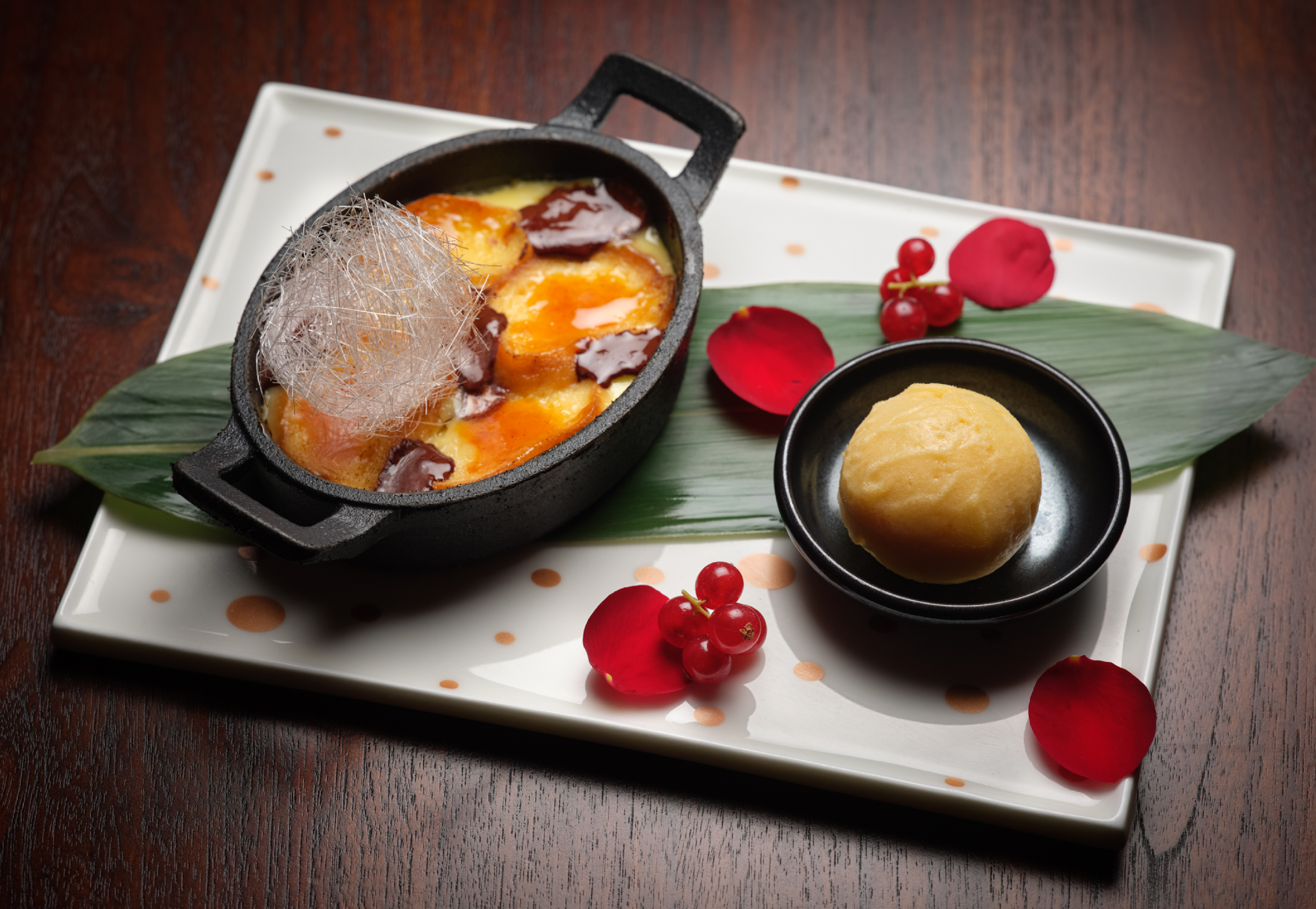 Ginger Bread & Butter Pudding 