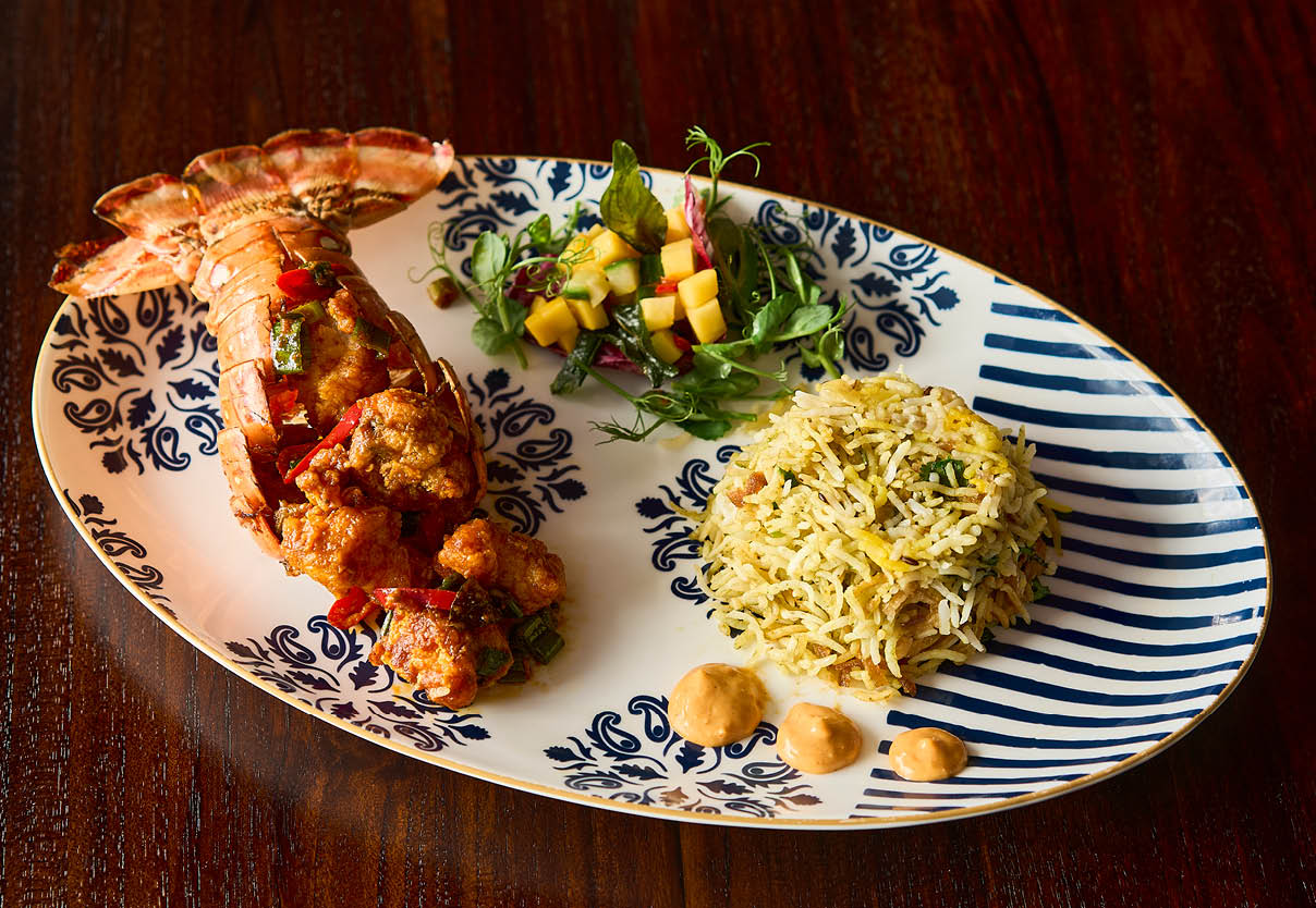 Lobster Chilli Fry at Chutney Mary