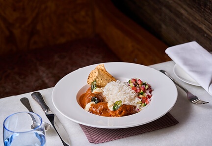 Lighter Lunch Menus in the Pukka Bar