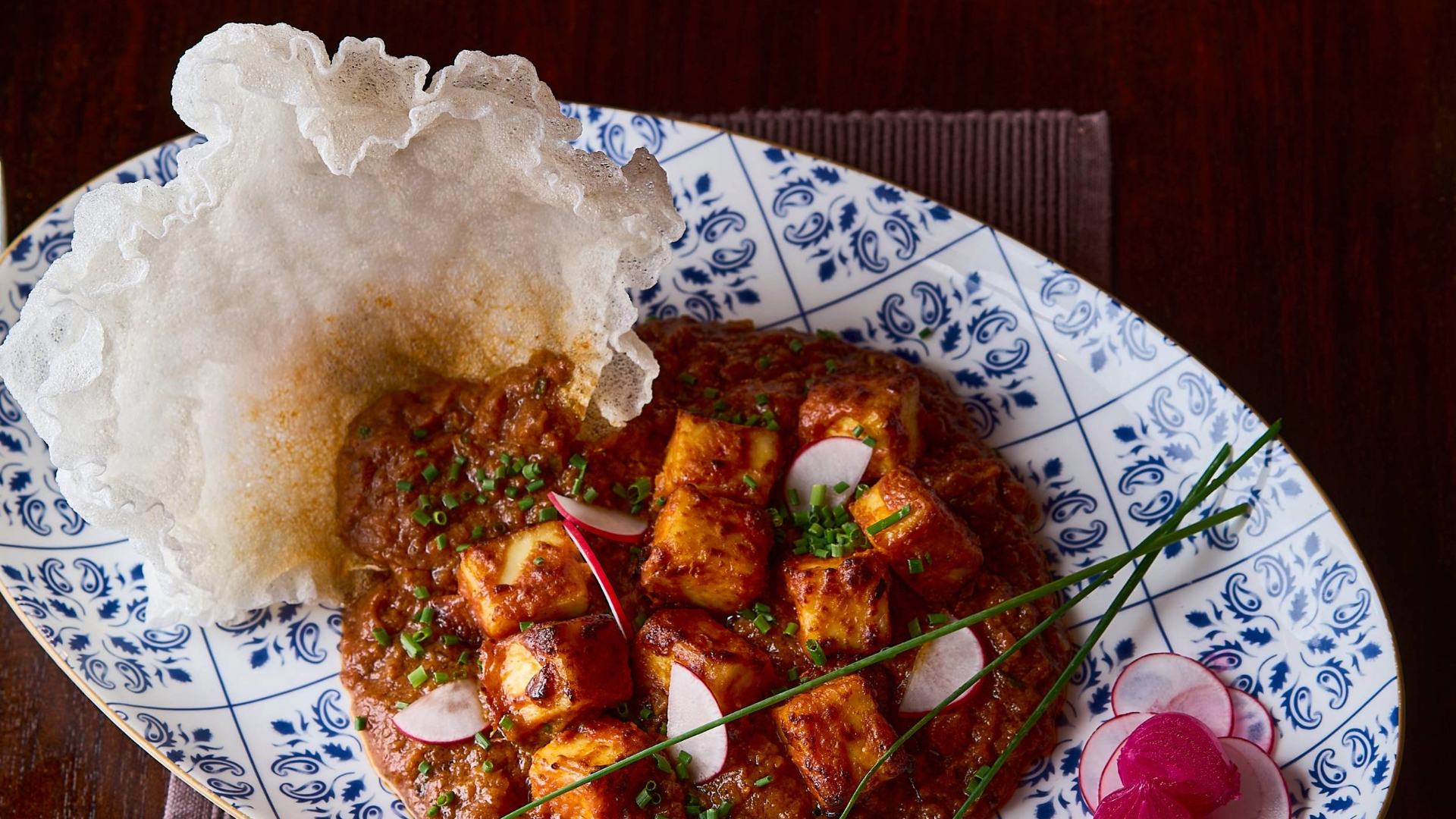 Paneer in Rice Basket