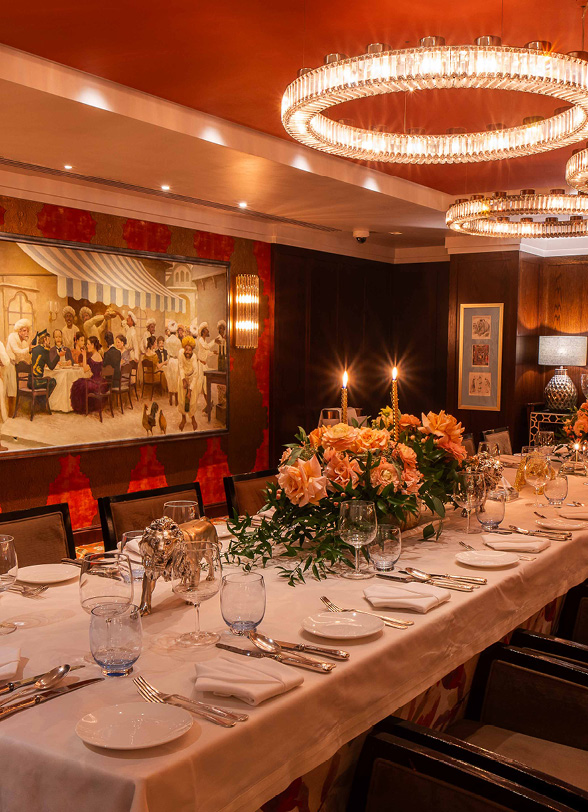 Chutney Mary - Private Dining in the Club Room