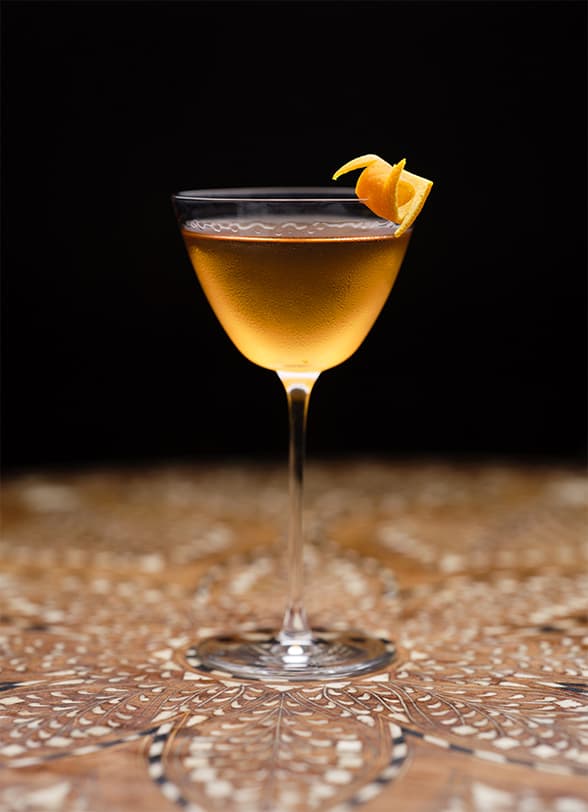 Saffron Martini at Chutney Mary